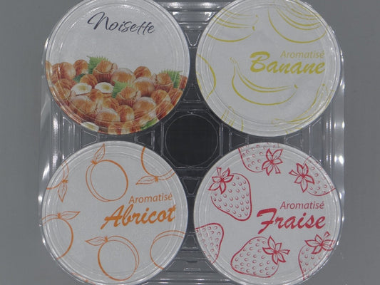 4 yaourts aromatisés Mauron