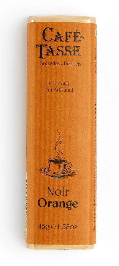Barre de chocolat Noir et zestes d'Orange