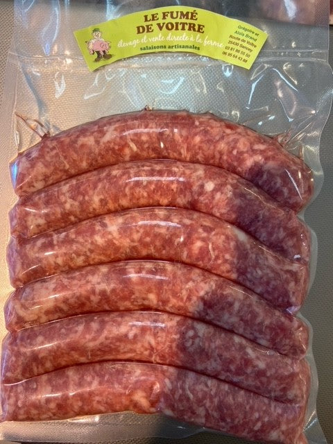 Chipolatas x 6 nature