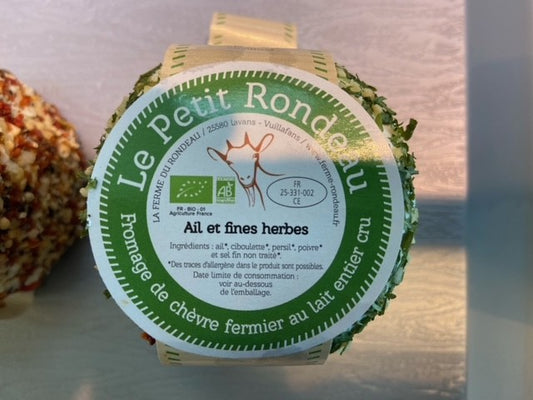 Fromage de chèvre frais aromatisé Bio du Rondeau