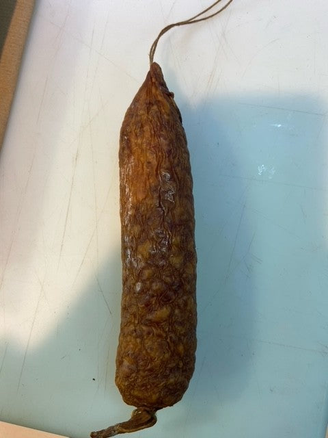 Saucisse fumée séche nature ou comté