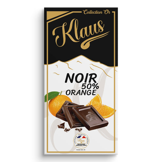 Tablette chocolat noir - orange Klaus