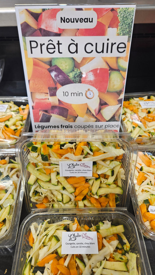 Barquette 700g poêlée