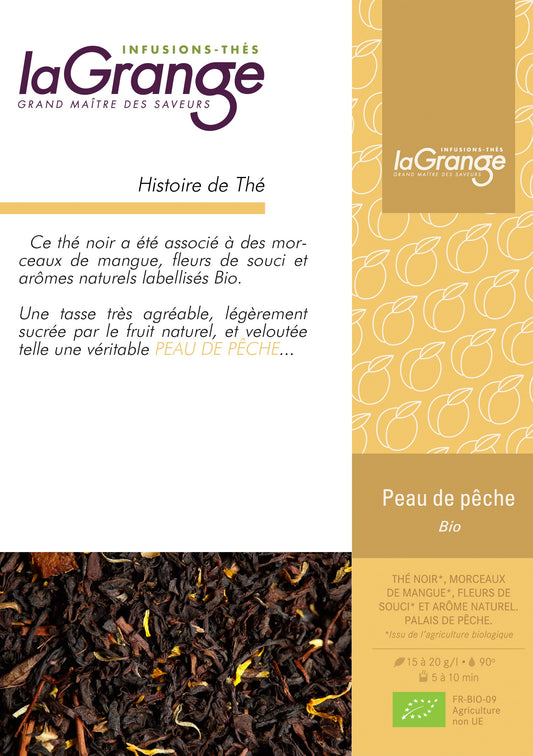 Thé noir - Peau de peche