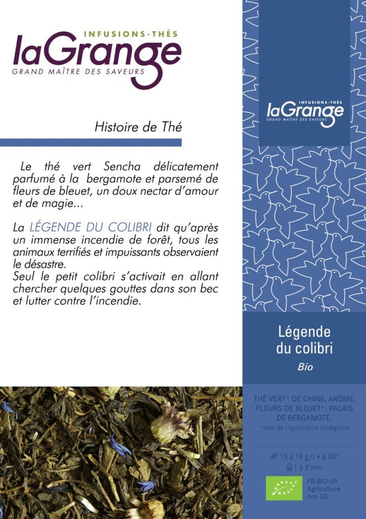 Thé vert - Légende du colibri BIO