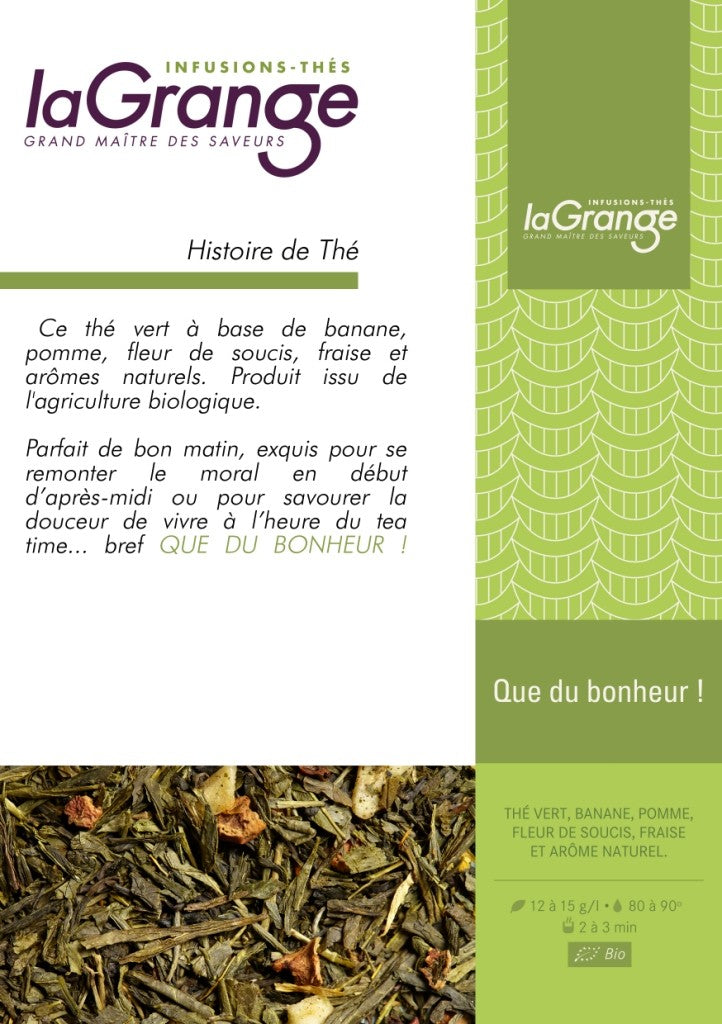 Thé vert - Que du bonheur !